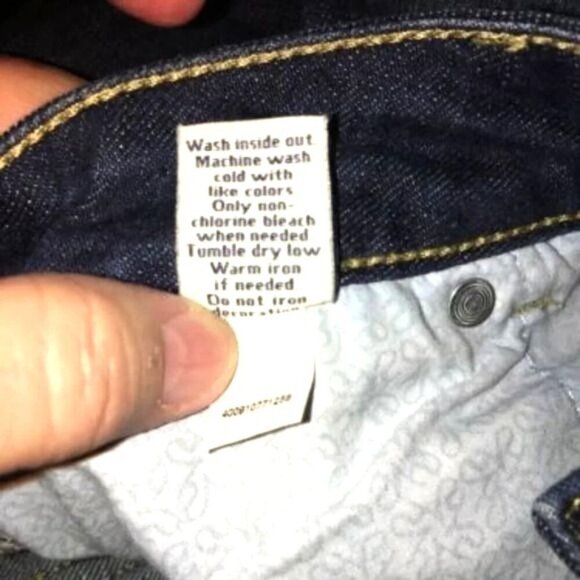 Simply Vera Vera Wang Jeans Womens Straight Mid Rise Dark Denim Size 6 - Picture 7 of 10